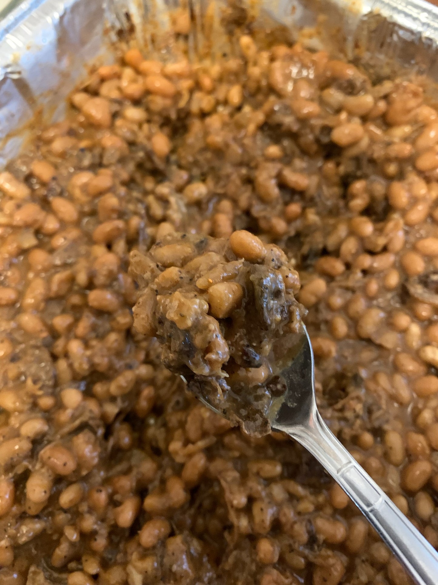 1/2 Pan of Burnt End Baked Beans
